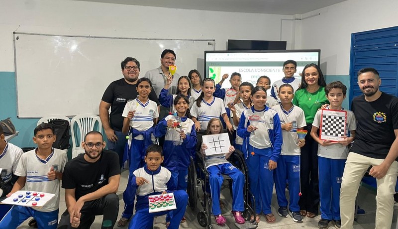 Campanha 'Escola Consciente' leva a��o de educa��o ambiental �s escolas de Patos 