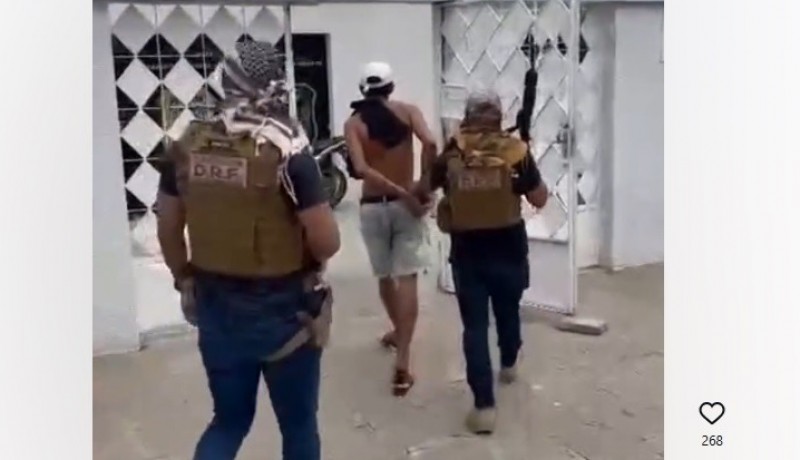 Pol�cia Civil prende em Patos suspeito de assalto � m�o armada no Centro da cidade 