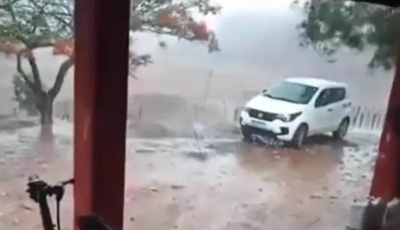 Chuva de granizo surpreende moradores no Sert�o da Para�ba