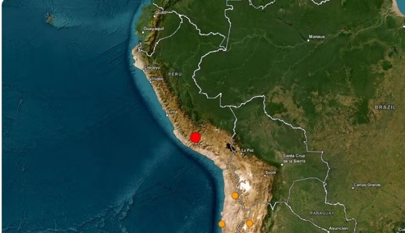 Terremoto de magnitude 6,7 atinge o Peru
