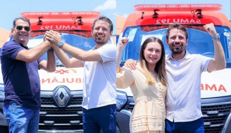 Cacimba de Areia � contemplada com nova ambul�ncia USB do Governo Federal