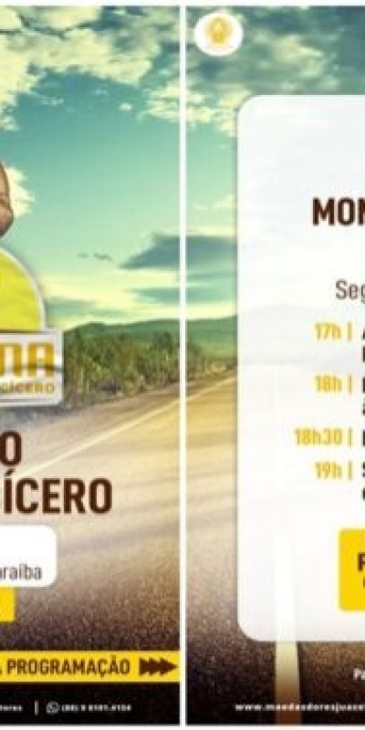 Caravana M�e das Dores e do Padre C�cero passar� por Patos na segunda-feira (20), vinda de Juazeiro do Norte
