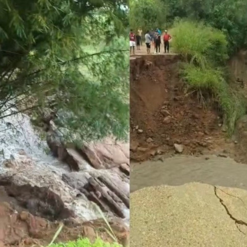 Barragem e barreiros rompem, causam destrui��o e deixam morador desalojado, no Agreste da Para�ba