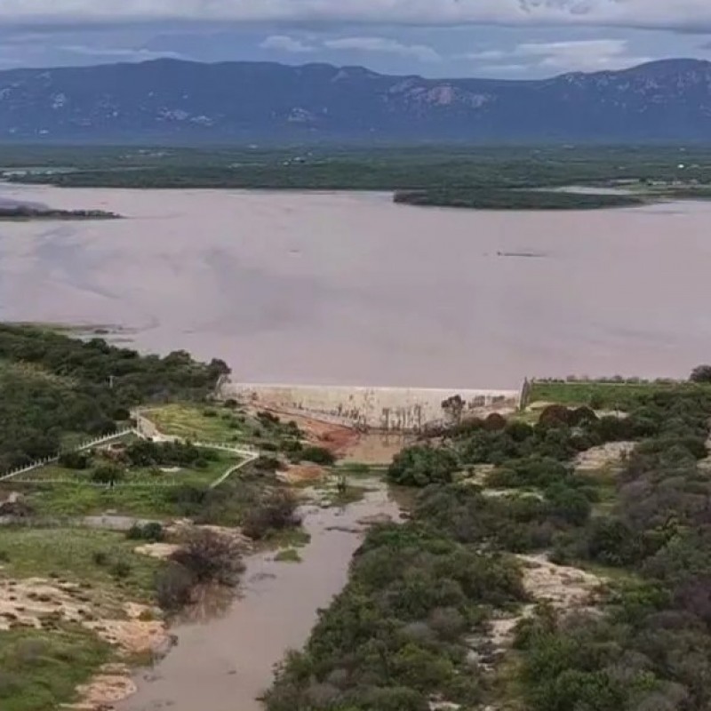Barragem da Farinha de Patos sobe para 82,55% da capacidade; A�ude Jatob� permanece nos 30% nesta quarta (04)