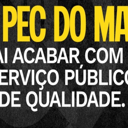 Trabalhadores se mobilizam em Patos contra a PEC 32, priorizada pela Câmara Federal