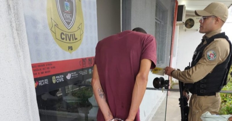 Jovem é preso por esfaquear companheira grávida após discussão em bebedeira, na capital