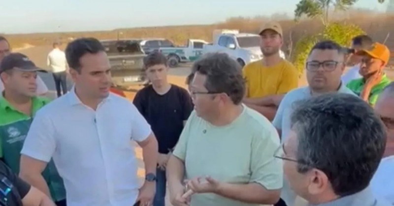 Prefeito de Matureia recebe governador em exercício para discutir obras e projetos