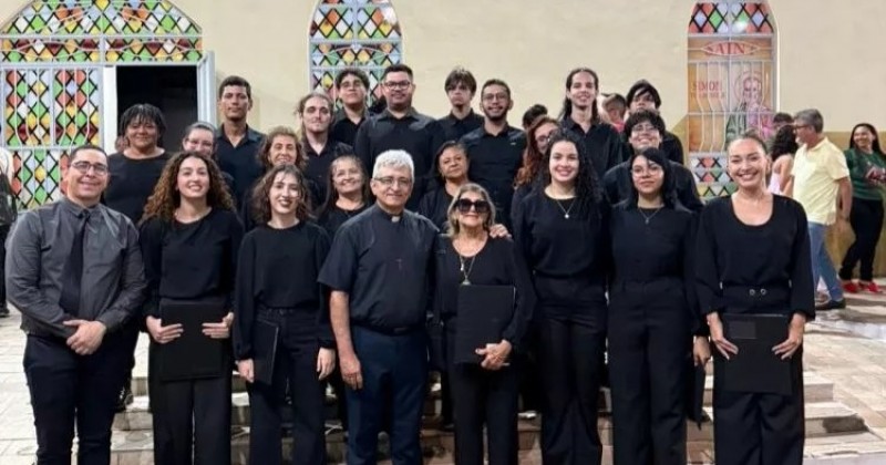 Coral Municipal de Patos inicia temporada de cantatas natalinas pela Igreja de São Judas Tadeu