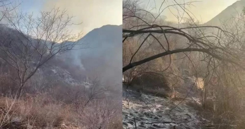 Incêndio atinge área de vegetação no Parque Nacional da Serra do Teixeira