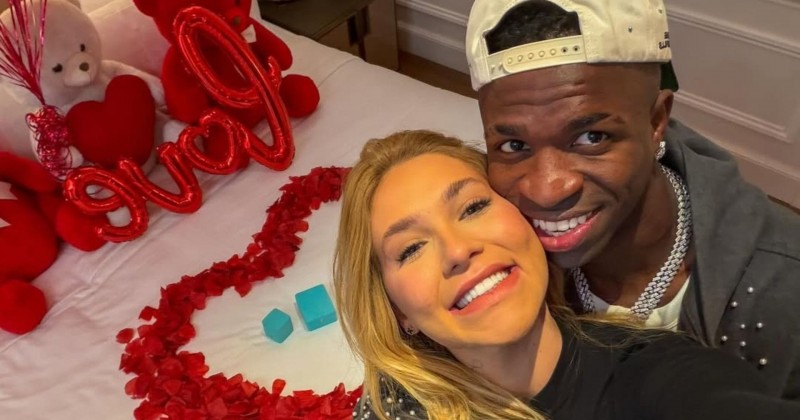 Vinícius Jr. assume namoro com a apresentadora Virginia Fonseca