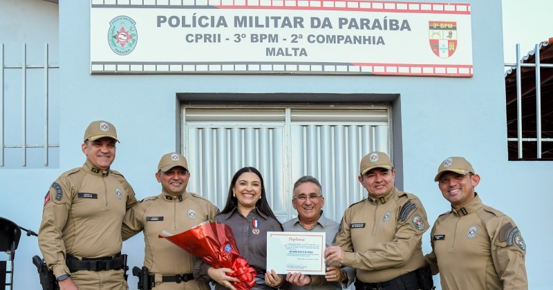 Nova sede da 2ª Companhia do 3º BPM em Malta é inaugurada em solenidade histórica