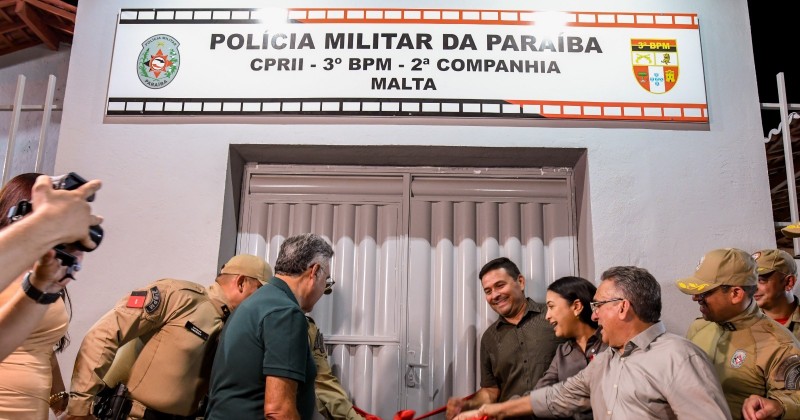 Polícia Militar inaugura nova sede da 2ª Companhia do 3º BPM em Malta